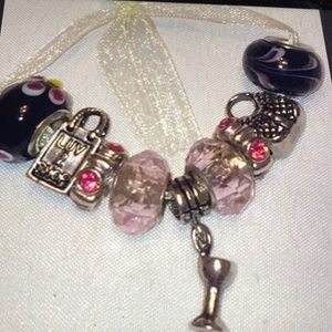 Love to shop nine beads new fits like Pandora but it is not Pandora bracelet